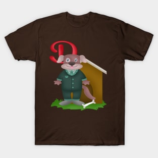 D is for Dog T-Shirt